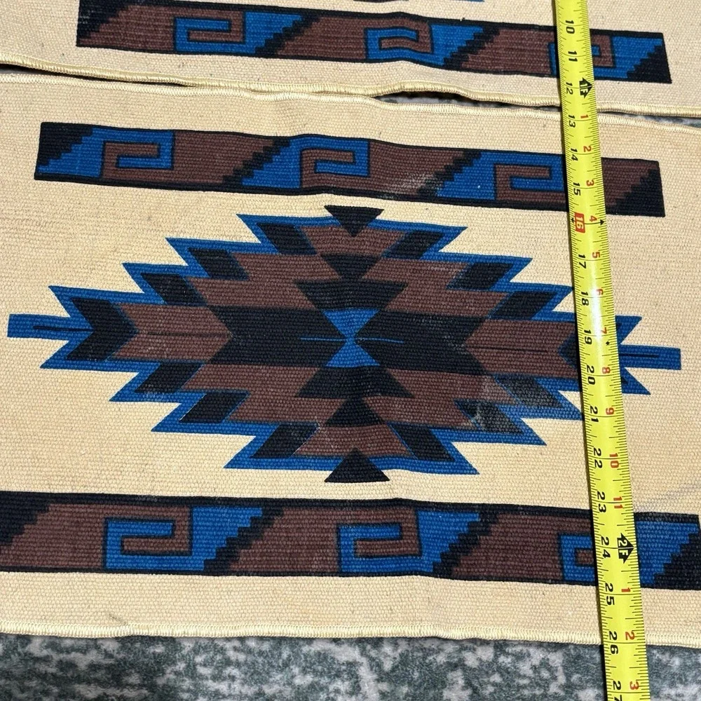 woven Southwestern-style cotton placemats Set Of 4